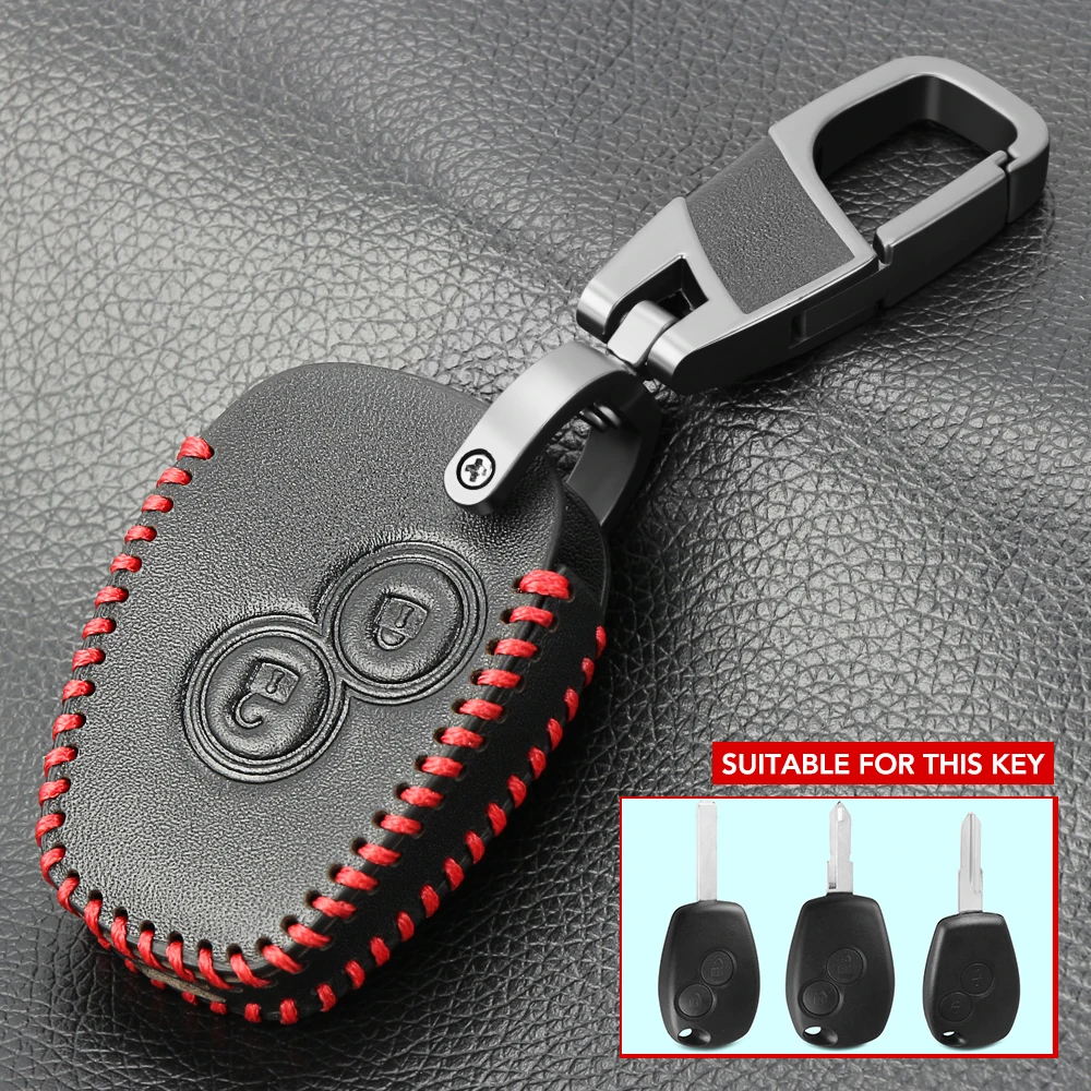 Модный кожаный брелок для ключей чехол Renault Clio Scenic Megane RS Duster Sandero Captur classkoleos