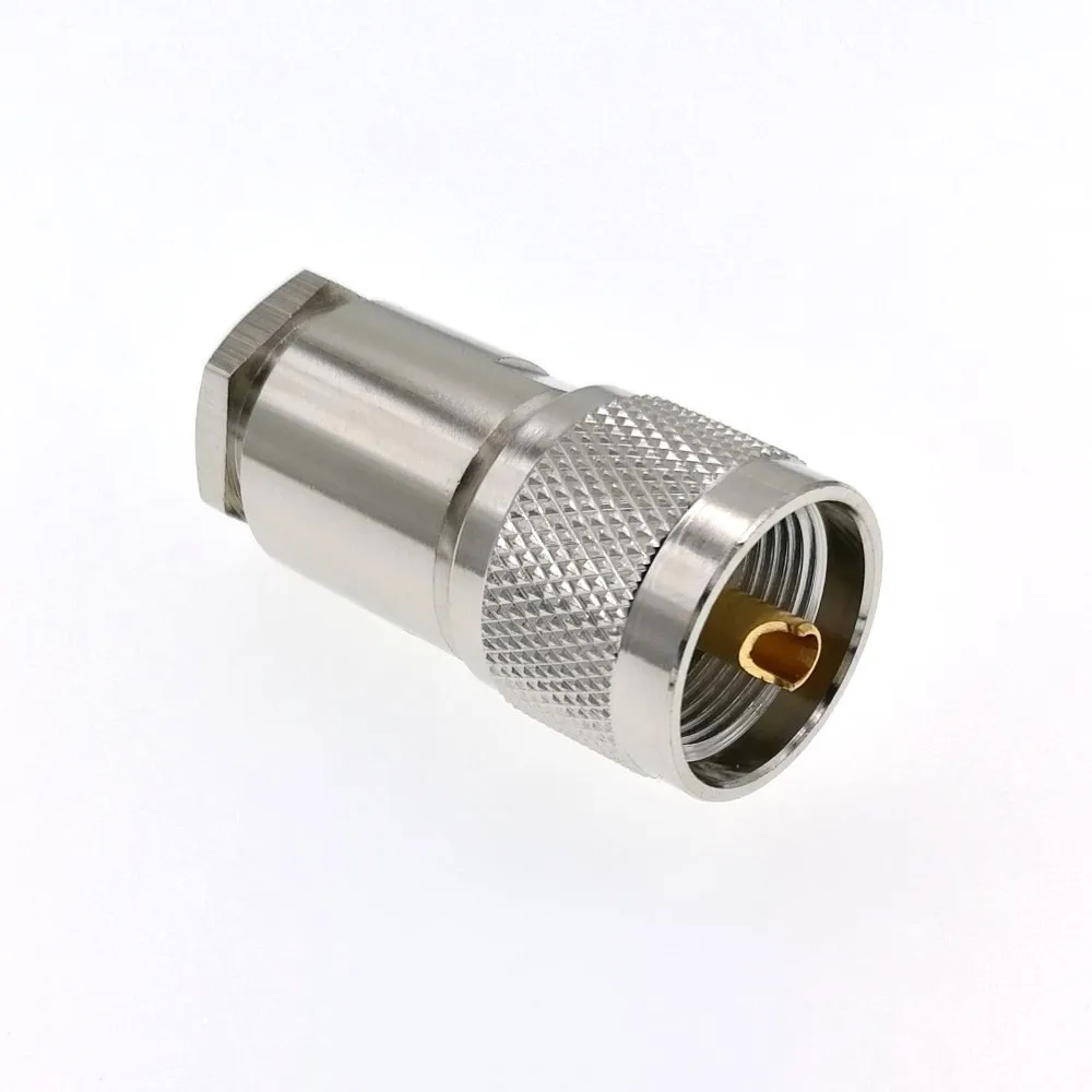 PL259 PL-259 штекер UHF зажимной соединитель для RG8 LMR400 RG165 RG213 Ecoflex 10