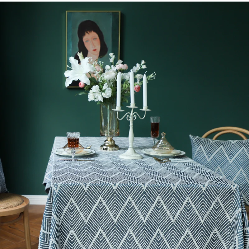 

Tablecloth for Table Spill Proof Waterproof Rectangle Stain Resistant Wrinkle Free And Washable Polyester Table Cover Dining