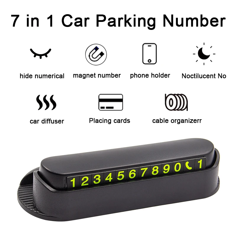 Автомобильный Стайлинг встроенный парковочный номер с Освежителем воздуха