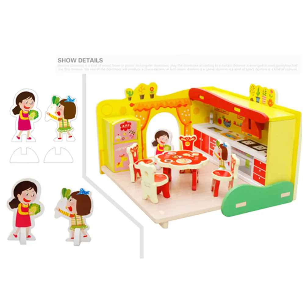 3D DIY Головоломка модель замка Мультфильм Дом сборка игрушка ребенок раннего