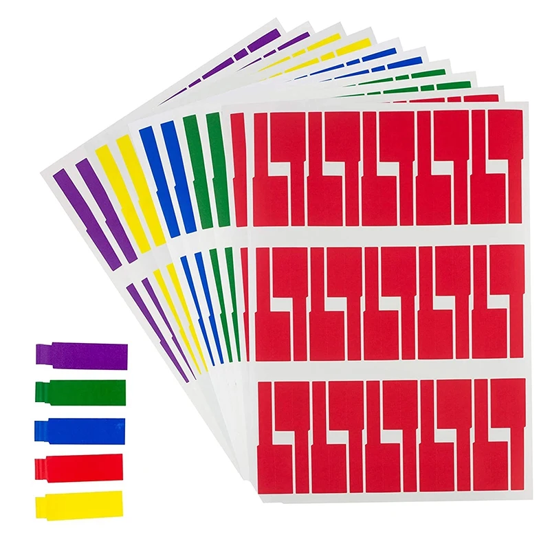 

600Pcs/20 Sheets Cable Labels Tags Cable Markers Self Adhesive Cable Labels Waterproof Tear Resistant Wire Labels