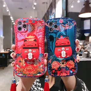 Blu-Ray Tpu Lucky Cat Cute Cartoon Mobile Phone Case for IPhone 11
12pro 11promax XS XR Drop Protection Cover with Bracket 5.03 USD