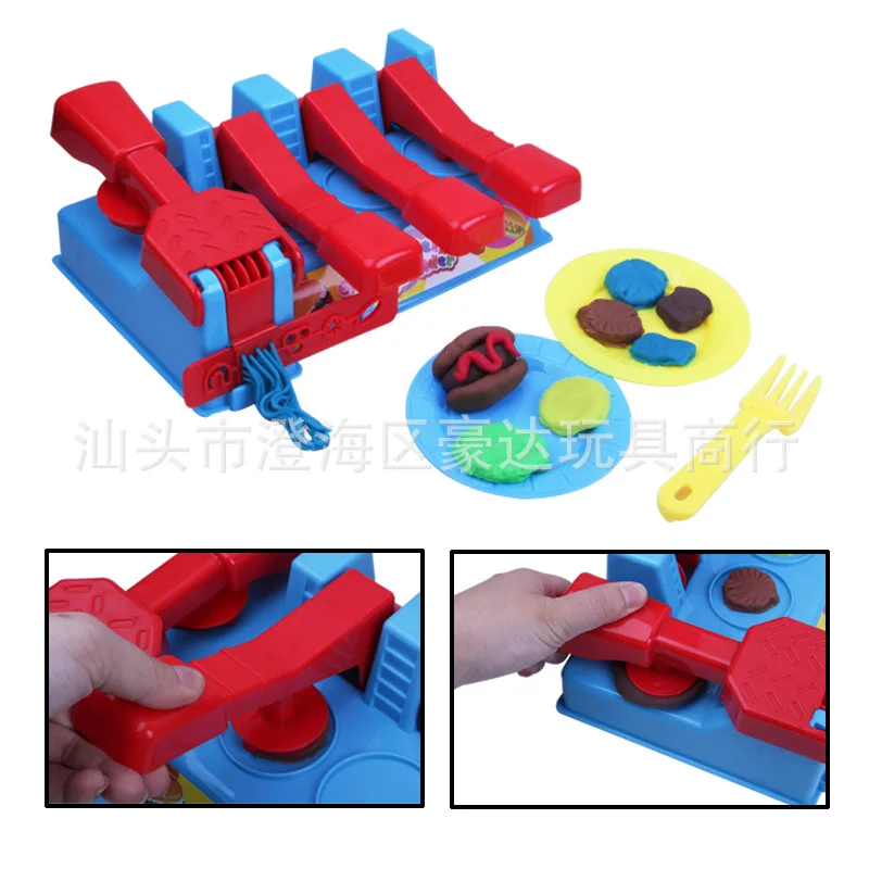 

Children's Educational DIY Clay Ultra-Light Clay Clay Hamburger Toy Set