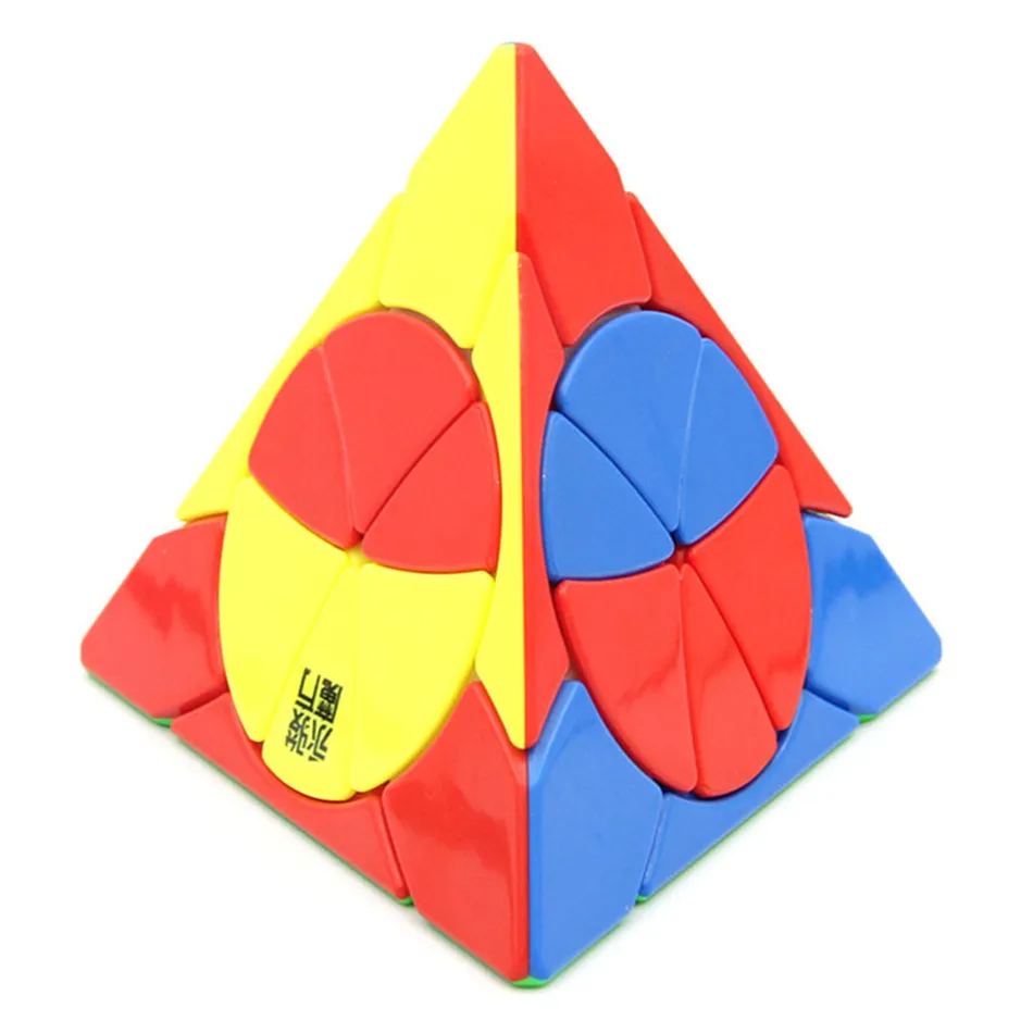 YongJun neo 3 x3 Цветочная Пирамида слоя скоростной куб магический головоломка Cubo Magico