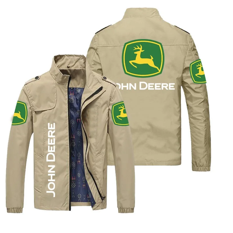 

The new 2021 printed spring side seam pocket wears stand collar jacket casual straight hem ordinary youth jacket men's jacket