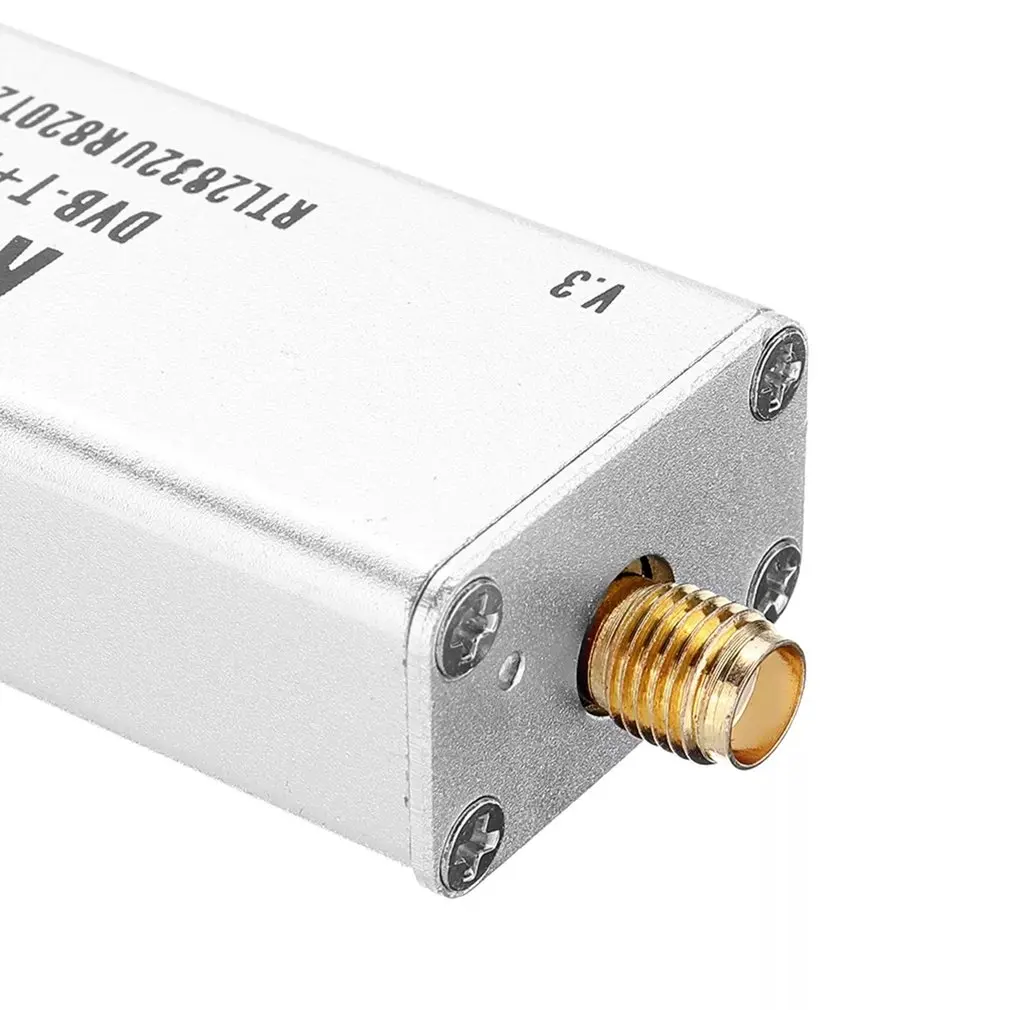 Приемник TCXO RTL SDR R820t2 с USB портом 0 1 7 ГГц 5ppm SMA MJZSEE A300U тестер серебристый OCDAY|Теле- и