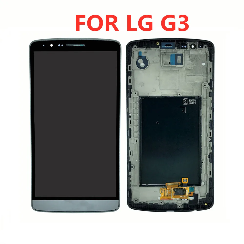 ЖК дисплей и сенсорный экран для LG G3 с дигитайзером / D850 D851/D855 оригинал|Экраны