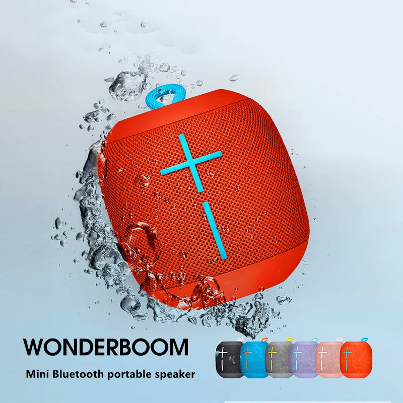 Миниатюрная Беспроводная Bluetooth Колонка Logitech UE Wonderboom с тяжелыми басами