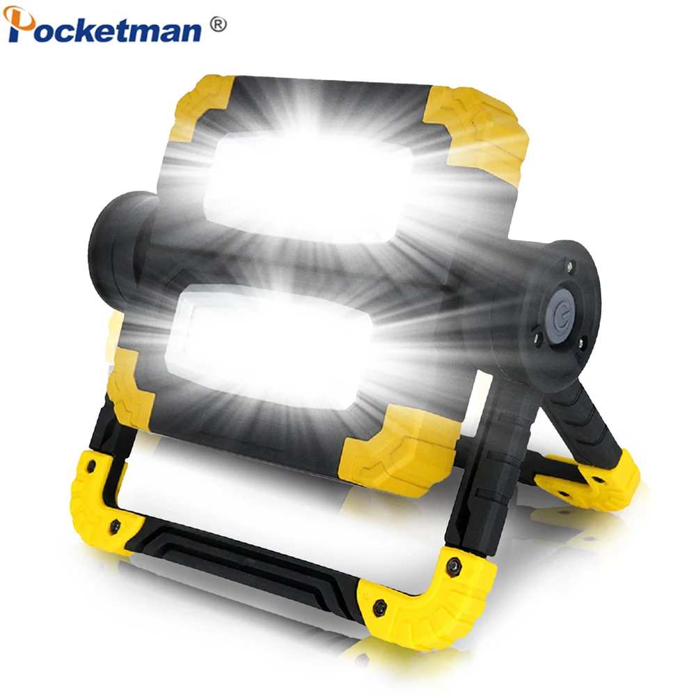 Светодиодный поисковой светильник 150 Вт фонарик 3 режима водонепроницаемый