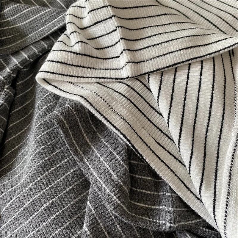 

Summer Women's Casual Striped Round Neck Short Sleeve T-Shirt