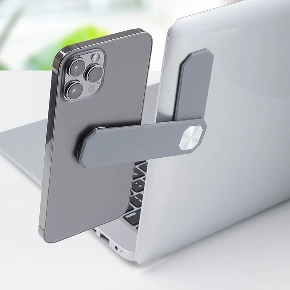 

2021 New Phone Stand Foldable Protable Laptop Extension Holder Side Mount Clip For IPhone IPad Magnetic Computer Monitor
