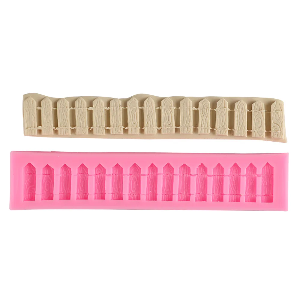 3D формы для заборов силиконовые DIY торта печенье Шоколадное посуда выпечки
