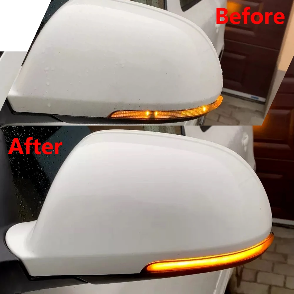 Динамический светодиодный поворотный сигнал мигающее зеркало освещение