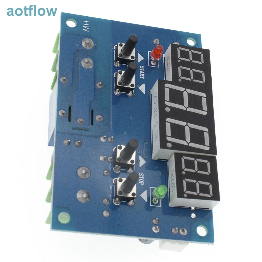 DC12V thermostat Intelligent digital temperature controller With NTC sensor W1401 led display stm32 esp esp32 aotflow | Инструменты