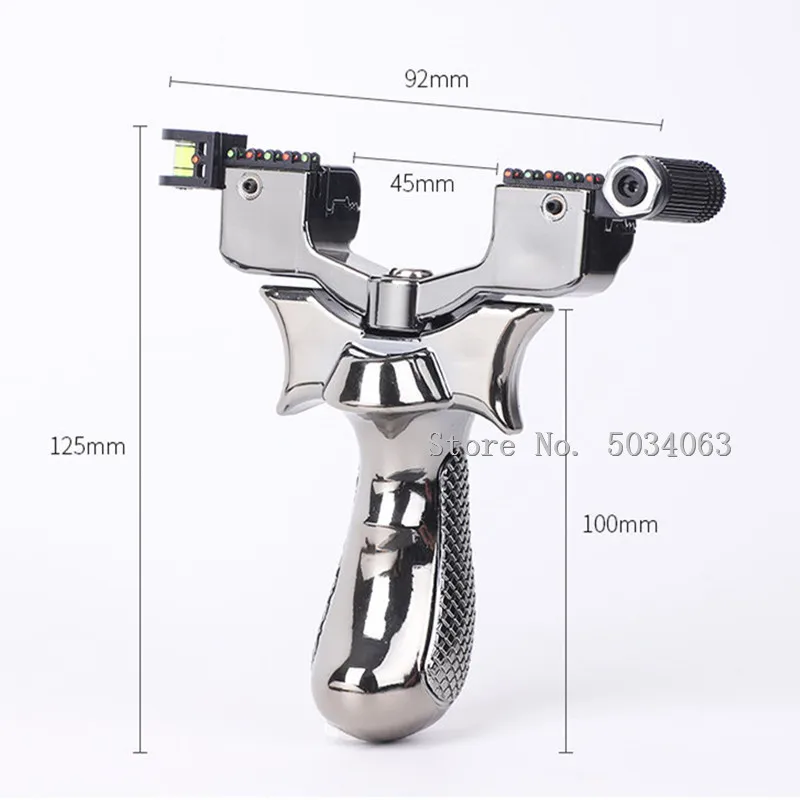 

New rotating resin slingshot high precision infrared horizontal aiming outdoor hunting shooting flat leather slingshot