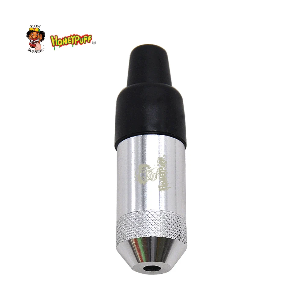 Алюминиевый ниппель для курения табака металлическая мини-трубка с резиновым