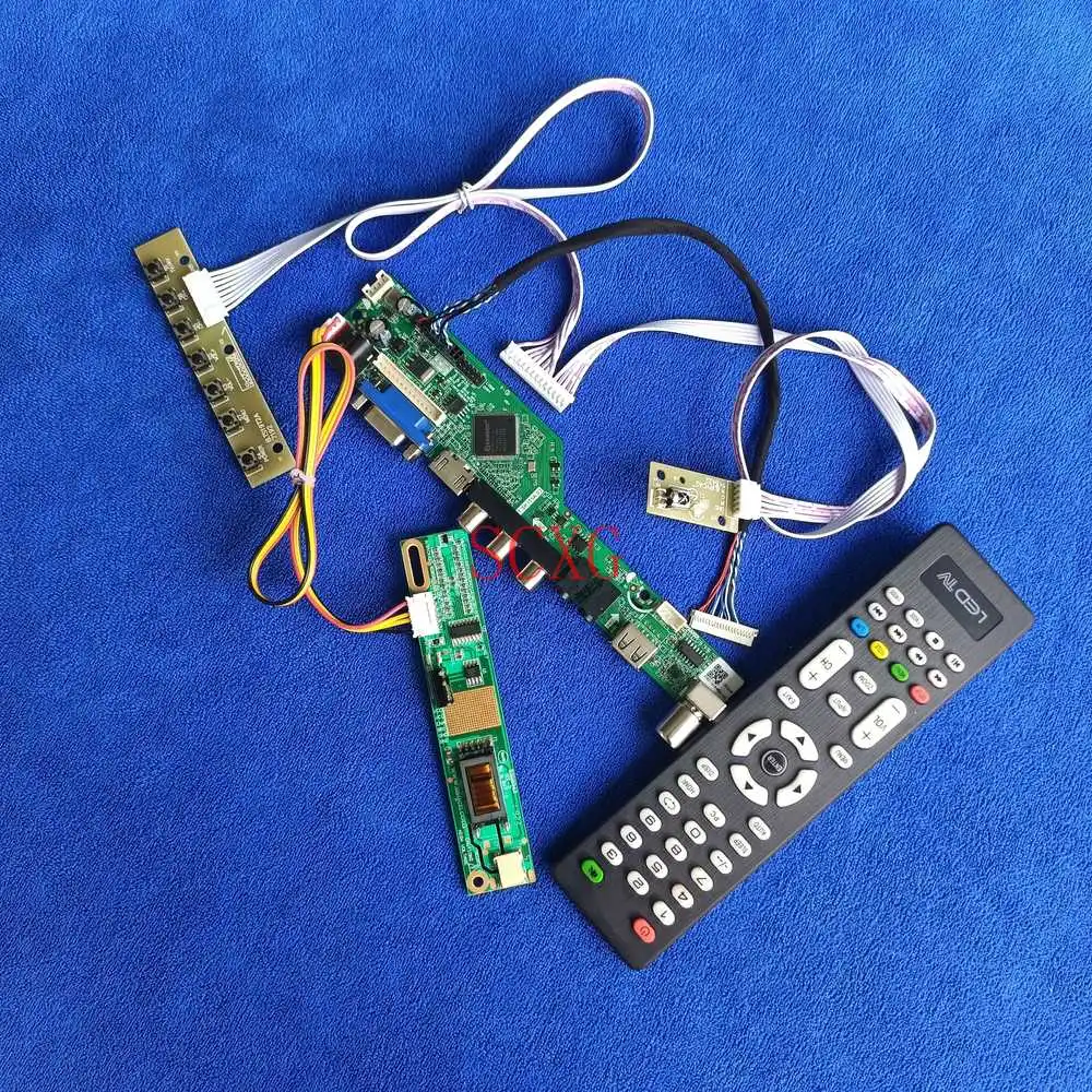 

LCD matrix driver board 1280*800 Fit N121I9/N121IA/QD12TL01/QD12TL02 LVDS 20 Pin KitAnalog signal 1CCFL HDMI-compatible USB VGA