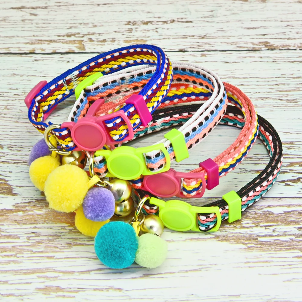 Ошейник для кошки индивидуальный нейлоновый ошейник котенка персональный щенка