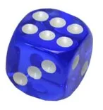 Translucent Blue 100 шт./компл. 16 мм акриловые Transapren цифровой кубики Техасский Холдем алкоголь, азартные игры полупрозрачный: 6-стронние кубики Набор кубиков казино аксессуары - Цвет: Translucent Blue