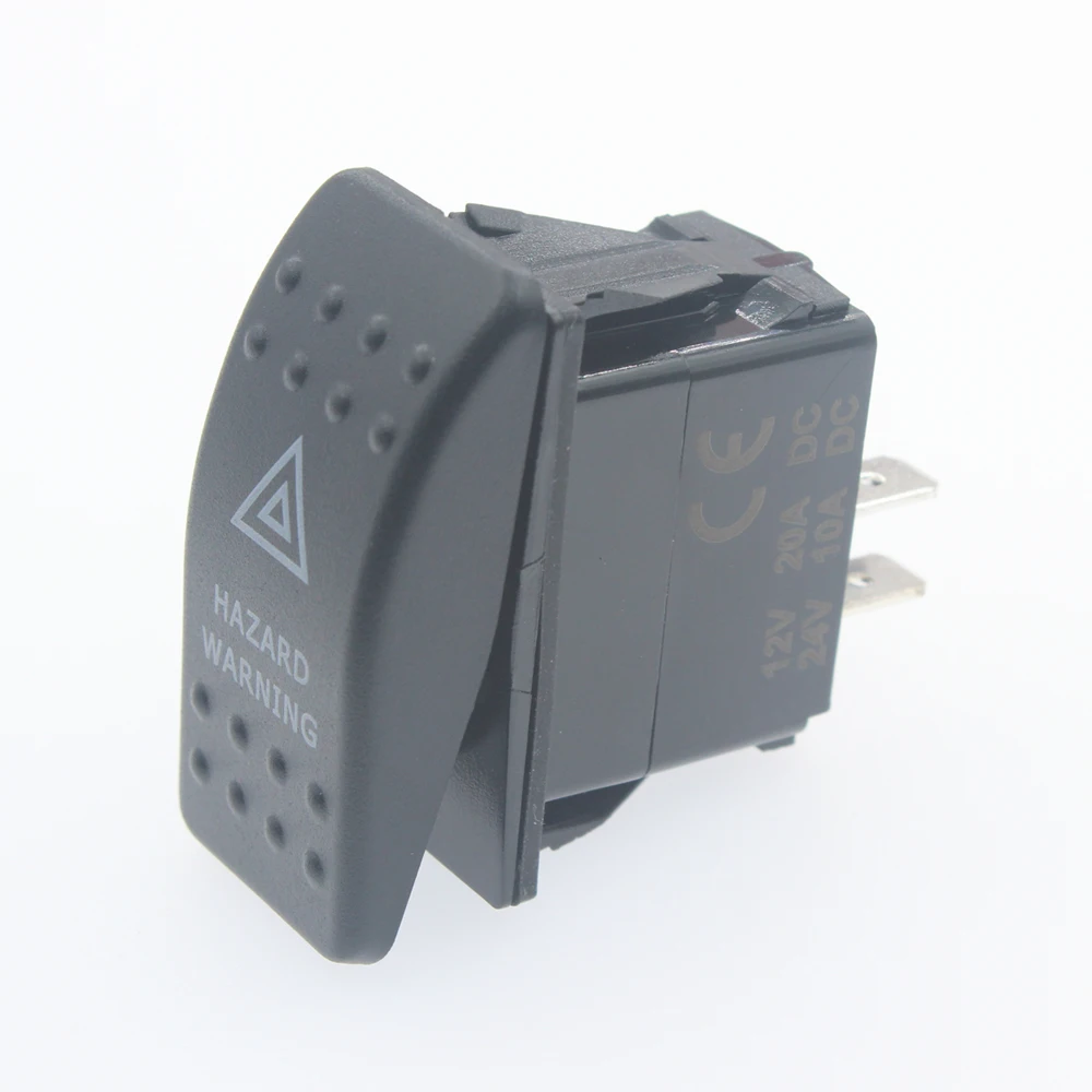 IP68 Водонепроницаемый 2 шпильки SPST ВКЛ ВЫКЛ 24V/10A 12V/20A авто шины морской кнопочный