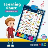 baby interactive chart musical toy educational alphabet learning chart electric wall mounted music poster children favor