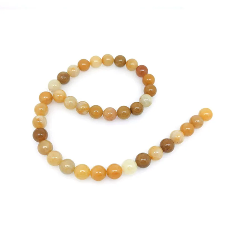 

4-12mm Natural Gem Beads Round Topaz Quartz Jewelry Production Bracelet Necklace Energy Crystal Yoga Gemstone Stone Earrings