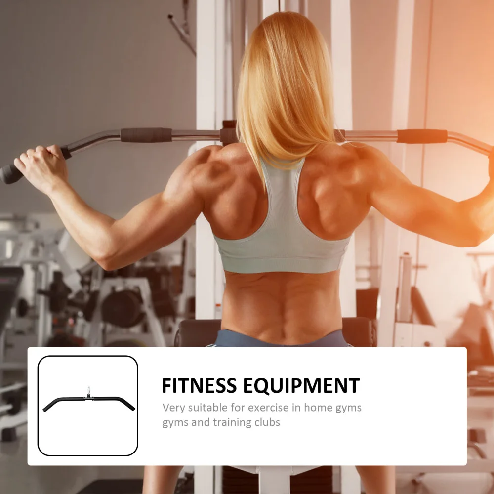 

1 Set Muscle Pulling Bar Gym Rod Fitness Rod Bicep Bar Triceps Rope Fitness Grip
