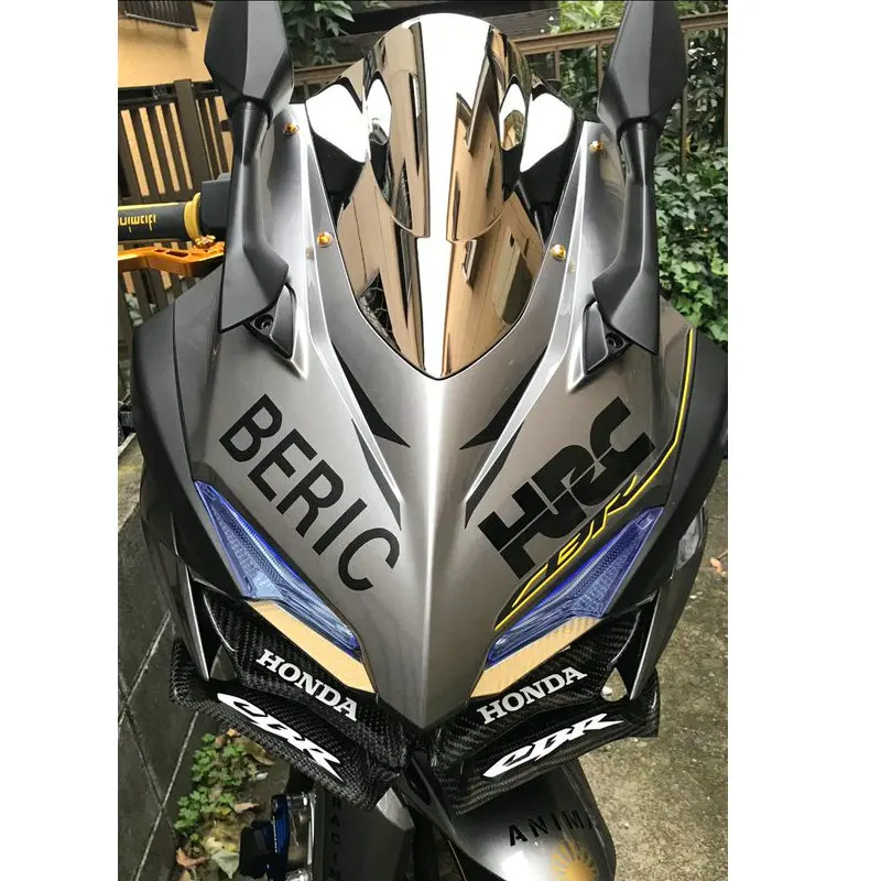 МОТОЦИКЛ ABS пластик лобовое стекло дефлекторы для 2016 2017 Honda CBR250RR CBR 250 RR 16 17 черный