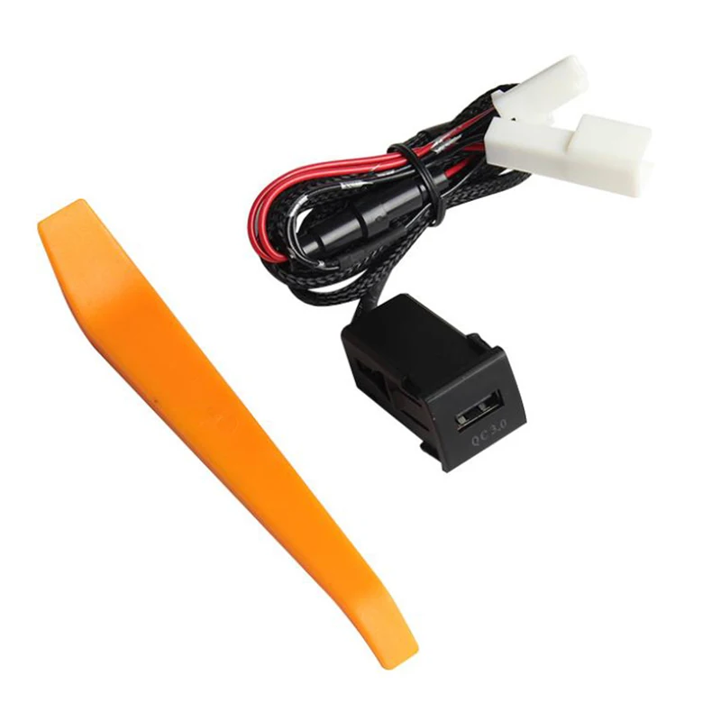 

Central Control Position QC3.0 USB Car Charger Quick Charge Lossless Upgrade for Toyota RAV4 WILDLANDER 2019 2020