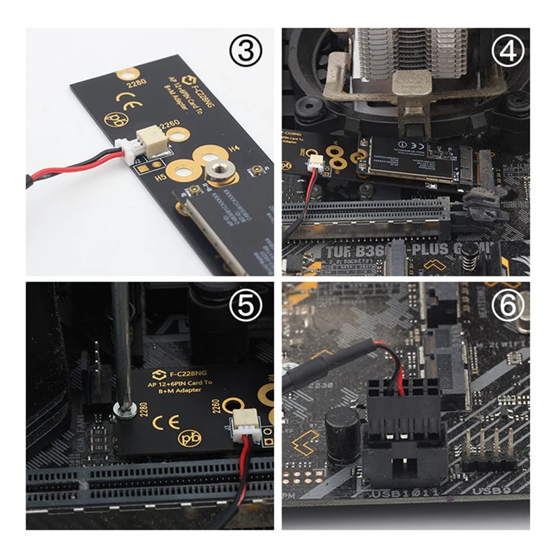 Сетевая карта на жесткий диск NGFF B + M Key Adapter Card BCM94360CD/2CS/CS2 Спецификация 802.11AC |