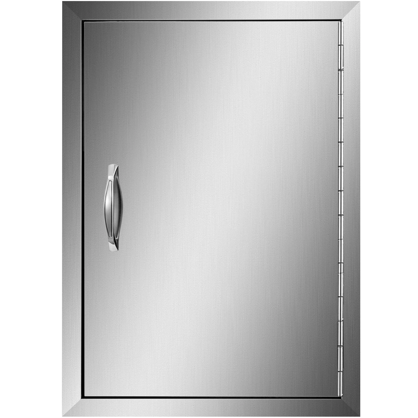 

VEVOR BBQ Island 304 одинарные входные двери для барбекю из нержавеющей стали 17x24 дюйма одинарная Встраиваемая дверь идеально подходит для уличной к...