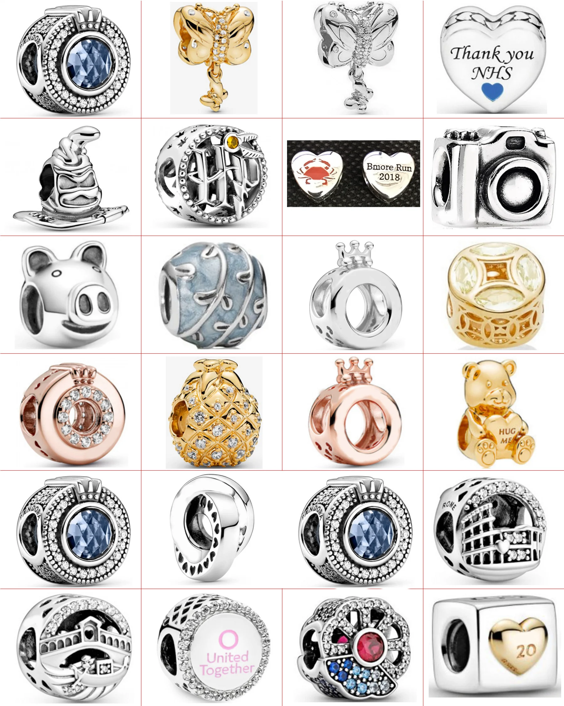 

2021 новый 925 стерлингового серебра Модный чехол типа «Сделай Сам рисунок из мультфильма; Креативное основе браслет-цепочка с очаровательной ...