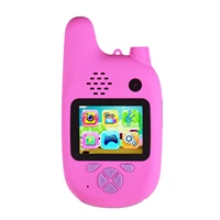 children camera walkie talkie 8mp dual lenses 2 0inch ips screen extended memory built in battery music and game timer shooting