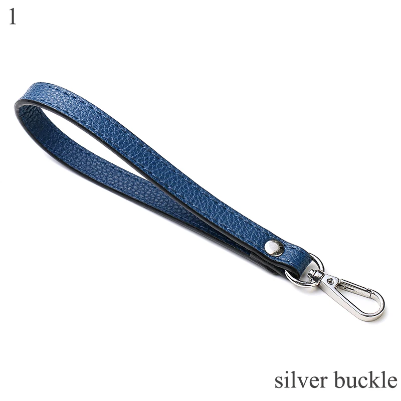 Women Simple Handle Purse Bag Belt Replacement Solid Color All-match Clutch Bag Strap Wallet Belt Women Wrist Bag Strap