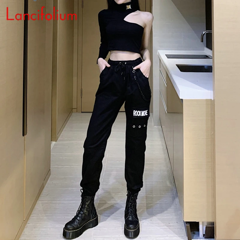Cargo Pants Joggers Women Streetwear 