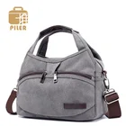 Холщовая Сумка для женщин, большая винтажная женская сумка-мессенджер, холщовые дамские сумочки через плечо, повседневный тоут на плечо, кошелек