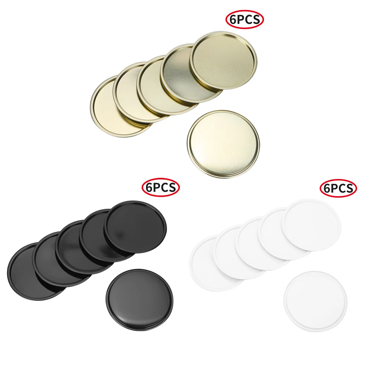 6 подсвечников прочные круглые металлические подсвечники для благовоний