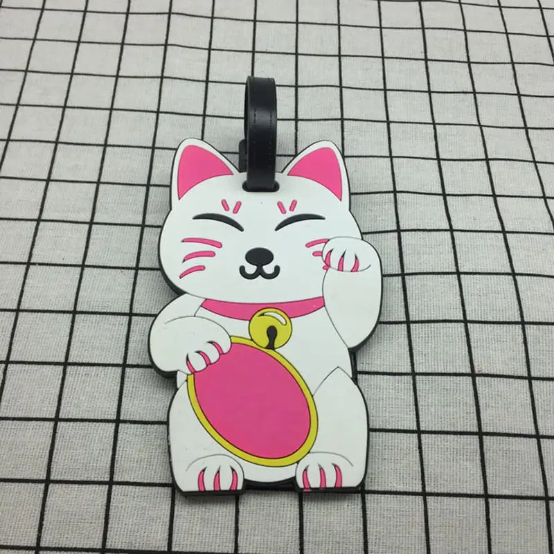 Креативные аксессуары для путешествий бирка багажа мультяшный силикагелевый