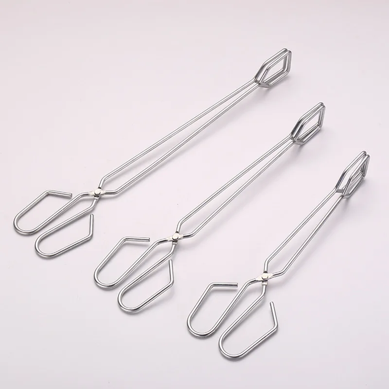 

New Convenient BBQ Tools Stainless Steel Scissors Type Grilled Food Clip Barbecue Accessories Portable Tongs Outdoor Gadget