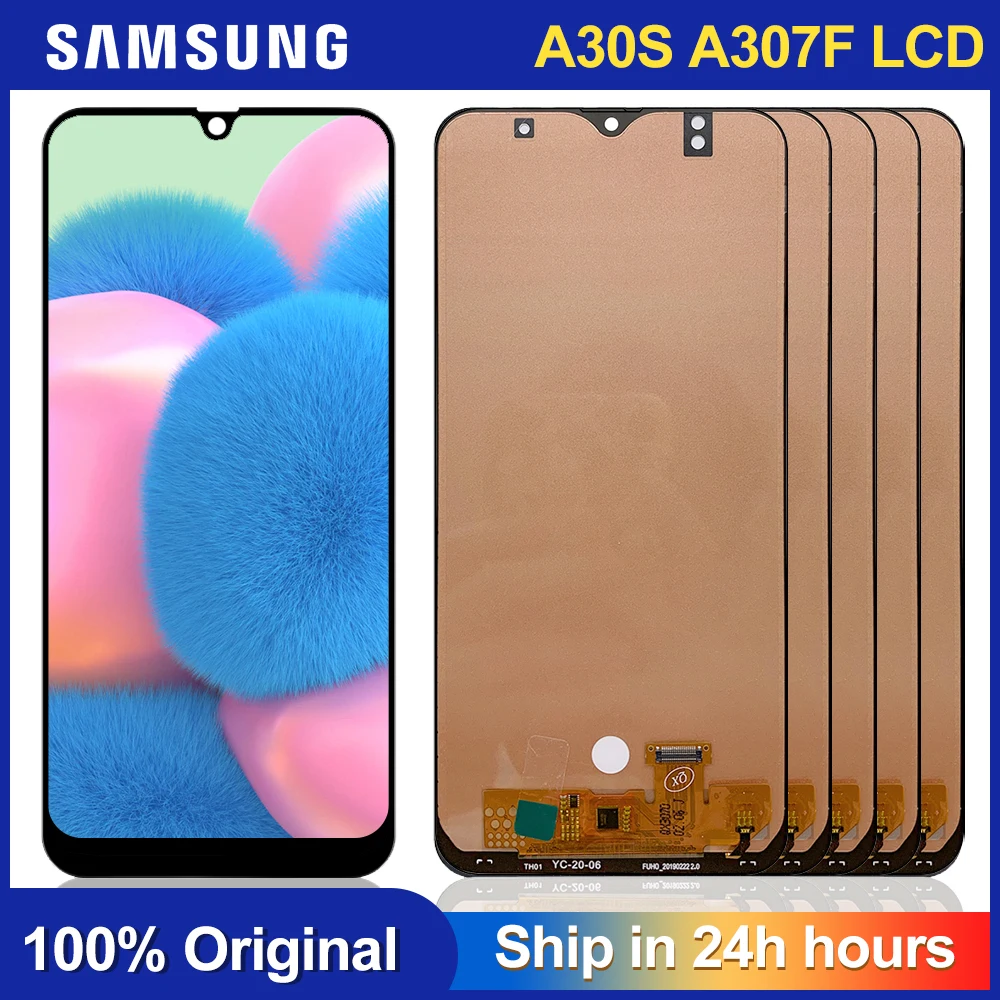 6 4 ''для Samsung Galaxy A30s A307F A307 A307FN A307GN ЖК дисплей сенсорный экран дигитайзер сборка