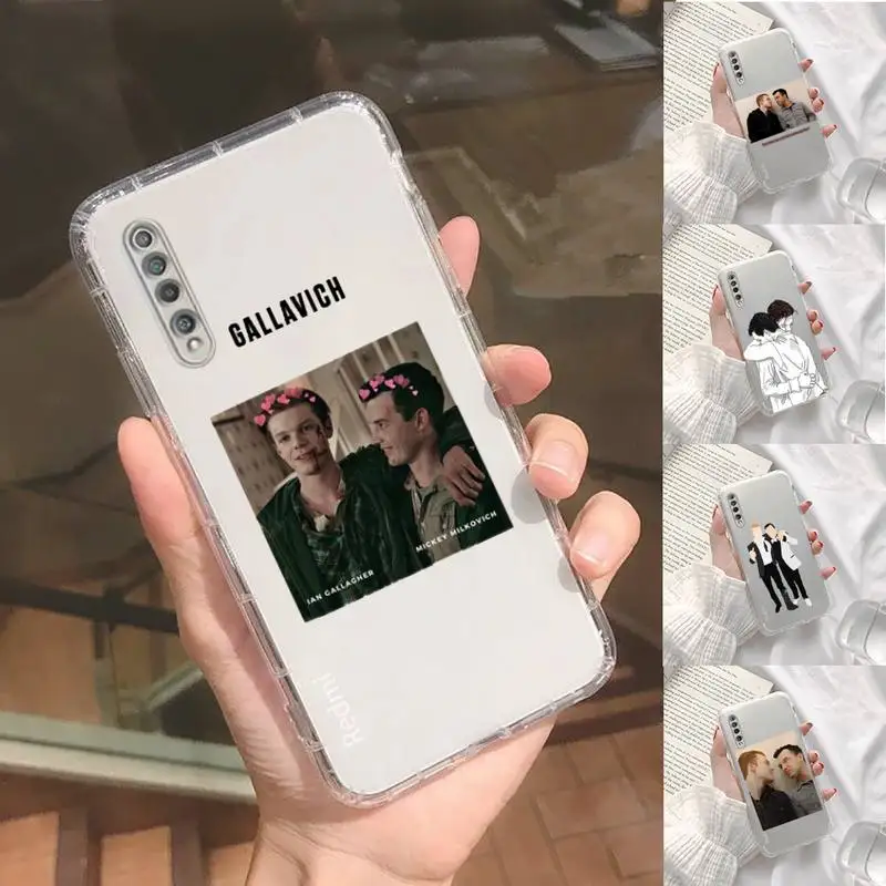 

Gallavich Shameless American TV Phone Case Transparent For Xiaomi 11 10t Pro Redmi Note 7 8 8t 9 9s 10 Max 9a 9t Shell Cover