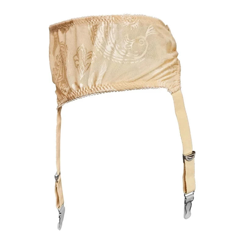 Vintage Styles Retro Metal Buckles Floral Wide Straps Women Garter Belt for Stockings Suspenders Fashion Sexy Lingerie S502G