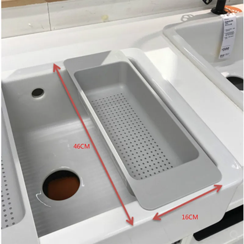 

Filter Bowl Fruit Vegetable Washing Basket Strainer Strainer Collapsible Drainer Rack with Handle Kitchen Tools