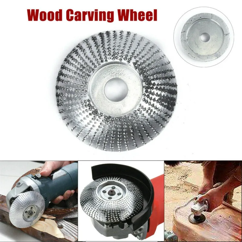 

New 84mm Carbide Wood Sanding Carving Grinder Grinding Wheel Home Tools Cutting Grinding Wheels Tungsten Carbide Wood Sanding
