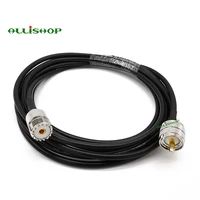 uhf pl 259 male to uhf so 239 female rg58 antenna extension cable pl259 pigtail connector for cb radio ham radio fm transmitter