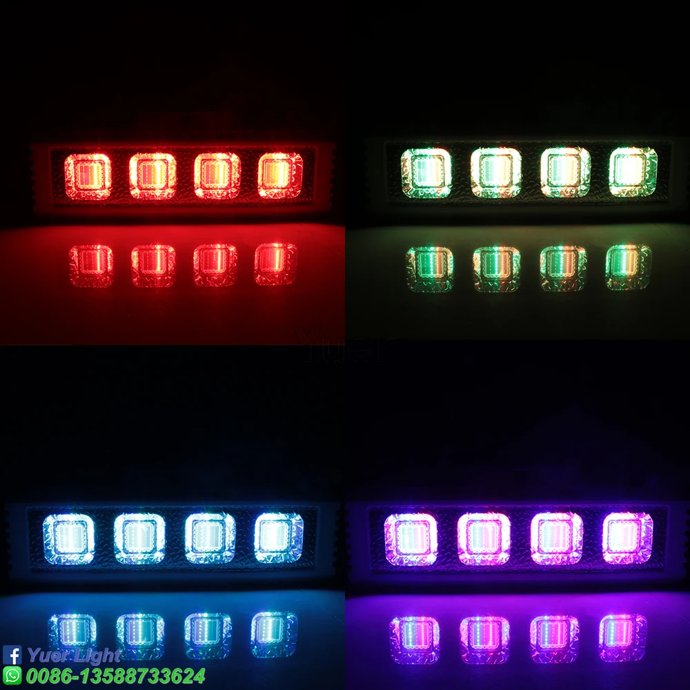 

RGB 3IN1 DJ Disco Strobe Lights Remote Control Sound Flash Party Wedding Bar Stage Lighting Effect 40W 60W 80W 100W Wall Wash