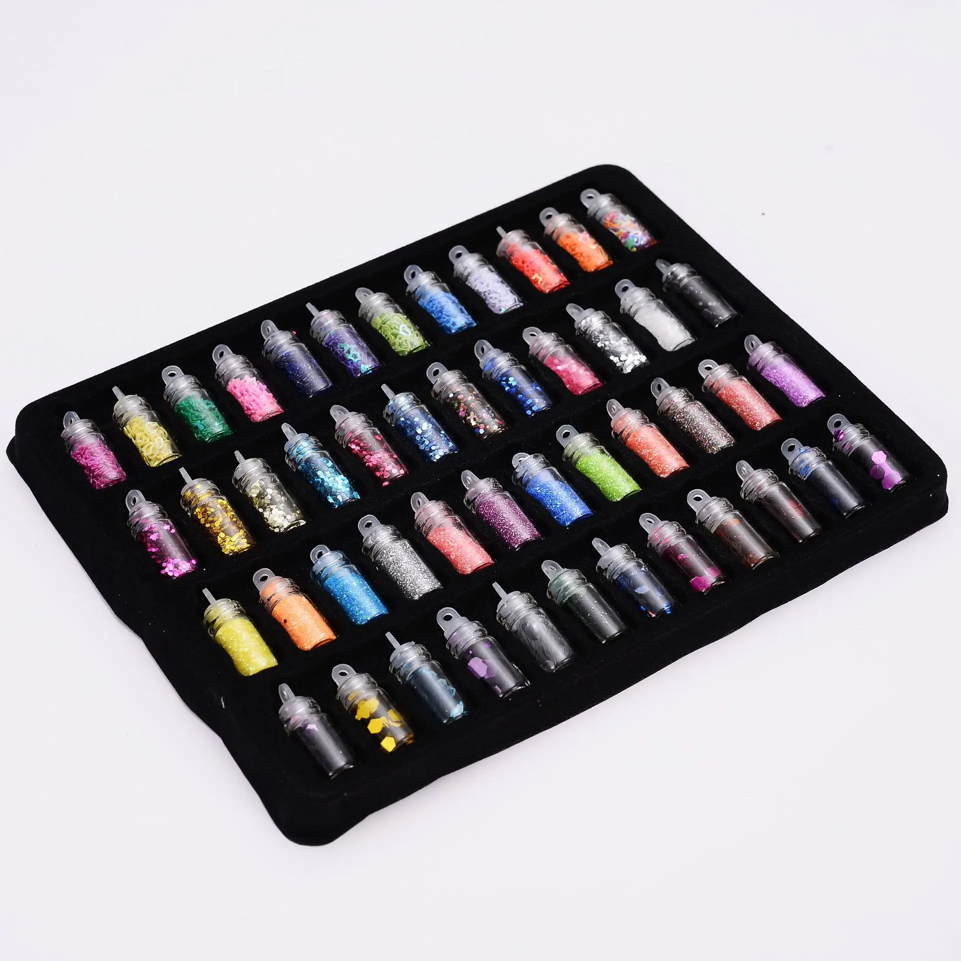 48 цветов для дизайна ногтей Стразы блестками ювелирные подвески нейл-арта