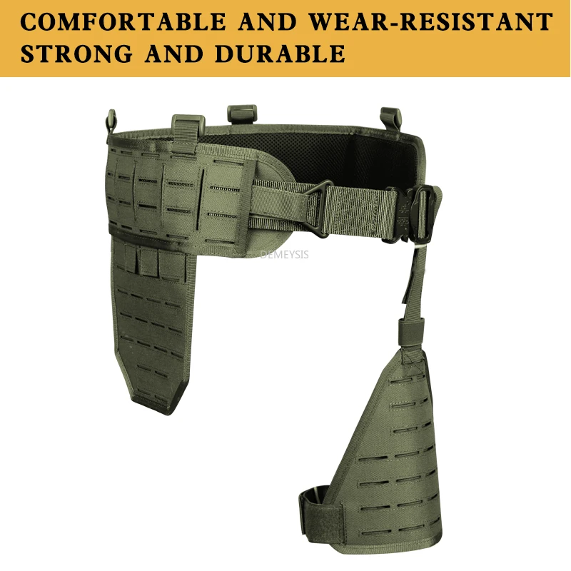 

1000D Nylon Tactical Waist Support Adjustable Military Airsoft Waist Padded with Molle Holster Platform Shooting Hunting Belts