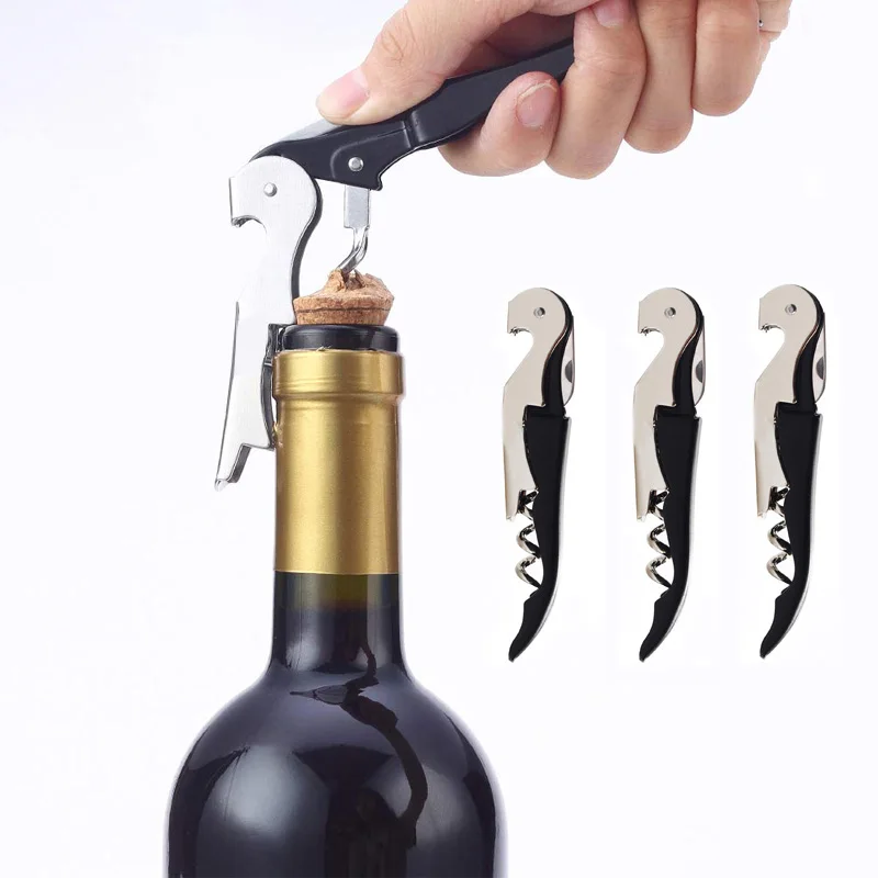 Портативная мини открывашка для бутылок винная штопор из нержавеющей стали с
